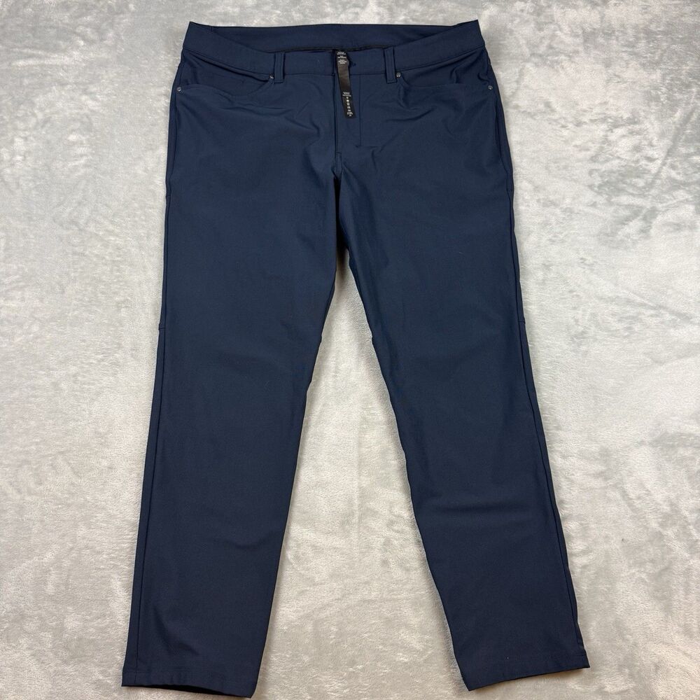Lululemon Navy ABC Utilitech Pants Men’s 34x27 Stretch Performance Casual